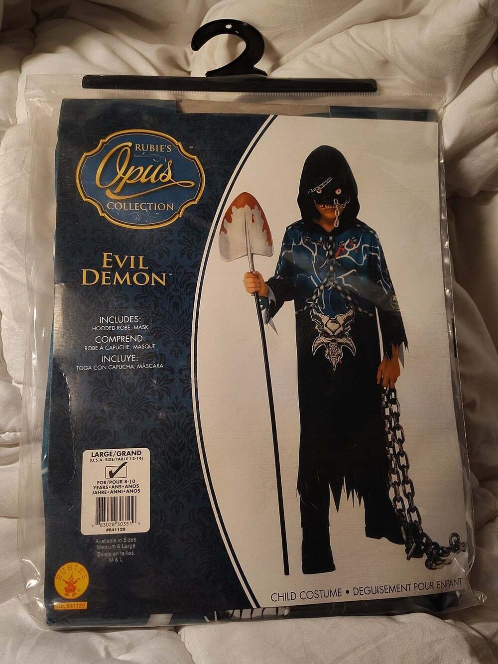 Rubie's Evil Demon Halloween Child Costume Size Large 12-14 Opus Collection new